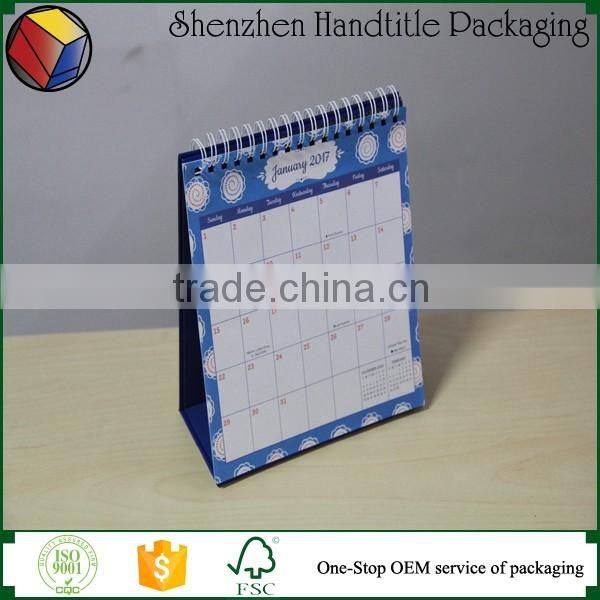 2017 new year paper islamic table desk advent hijri calendar factory