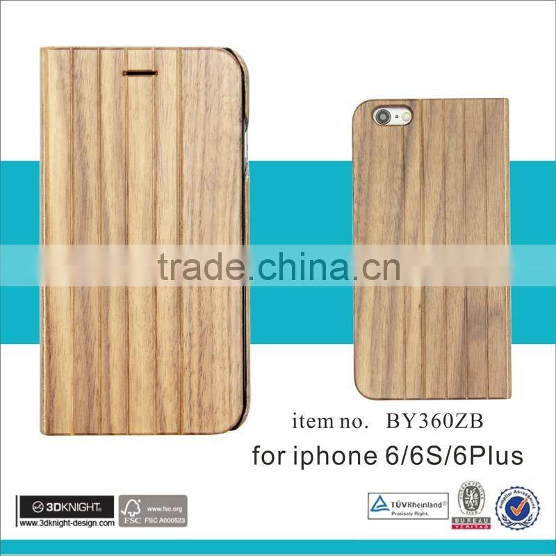 2016 Dongguan factory 100% wooden phone case for iphone, Eco-friendly wood cell phone case