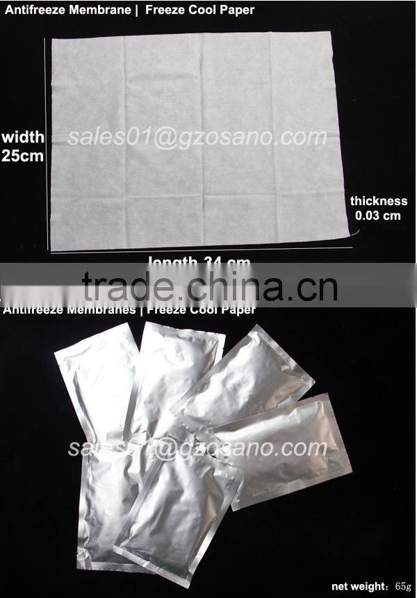 skin protection cryotherapy cryolipolysis antifreeze membrane