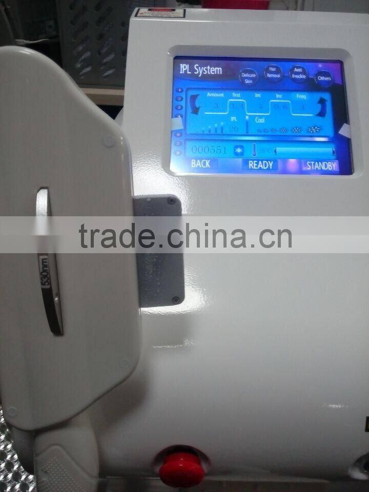Hot selling new design professional beauty equipment shr ipl cricket score live today photofacial machine