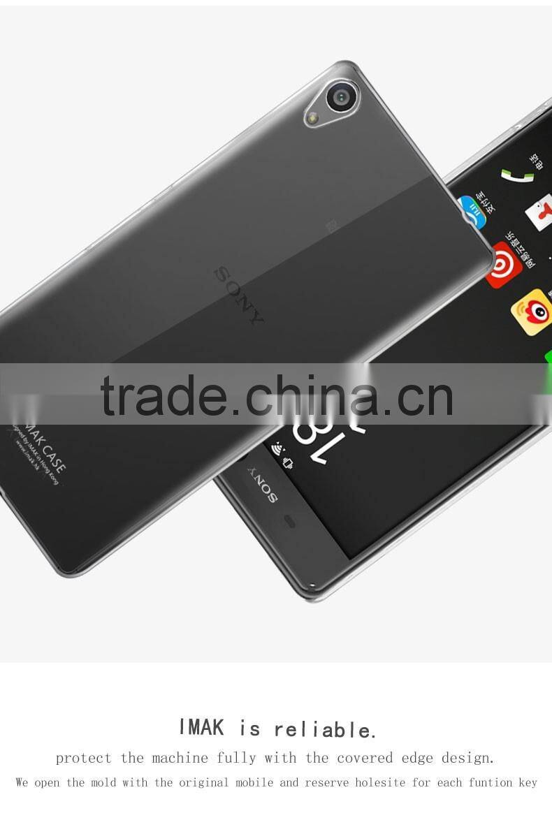 2016 Newest ORIGINAL IMAK Quality Crystal Case for Sony Xperia C6 BACK COVER,Ultra DIY CASE Cover AIR II CASE ANTI-SCATCH