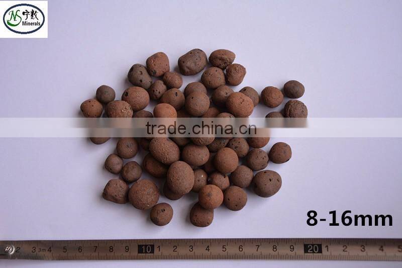 Factory Price Hydroponics Expanded Clay Aggregate 8-16mm For Sale