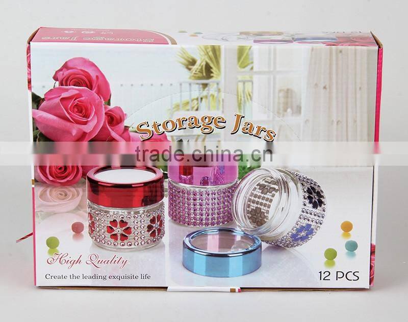 2016 new hot sell rarely and exquisite mutilfuncation glass storage jars