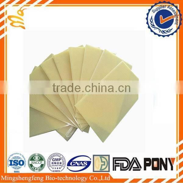 100% nature bulk beeswax foundation sheet for sale