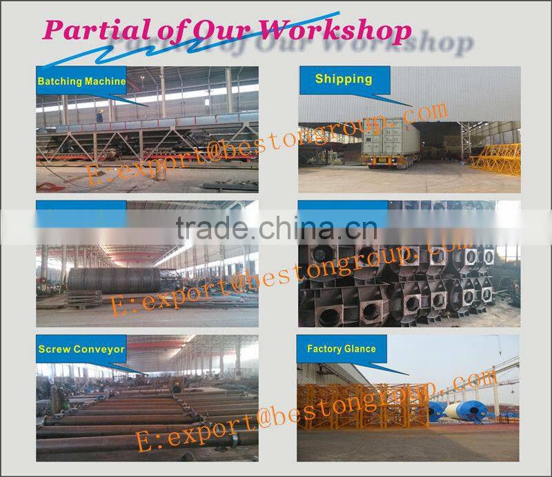 Low price PLC schenider Control HZS25 mini batching plant sold to Algeria