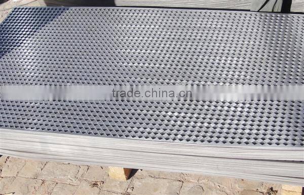 hexagonal galvanize 1mm hole galvanized decorative perforated metal sheet mesh panel speaker grille fence