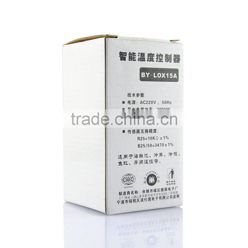 BY-LOX Digital Thermostat for Reptile Aquarium Incubator Heat Mat Lamp