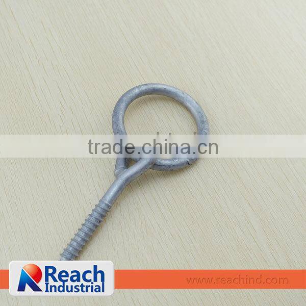 1200 LBS Screw In Gavanized Steel Rope Ring Tie-Down Anchor