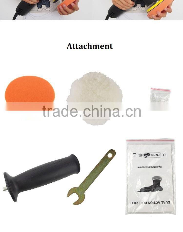 Dual Action 800W 1800-7000rpm 125mm Pad Dual Action Car Polisher Mini Car Polisher Cheap Floor Polisher Price