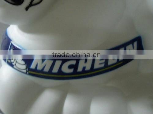 OEM Blow Molding Factory, 3D Cartoon toy,Plastic Doll M ichelin Man.