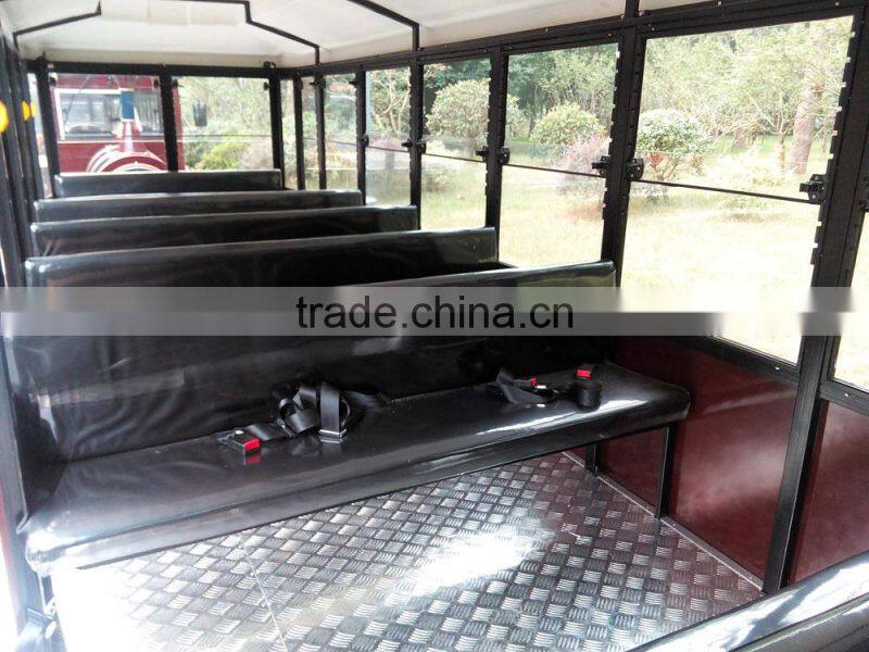 92KW Diesel Power Outdoor Amusement Park Train for Wedding Celebration