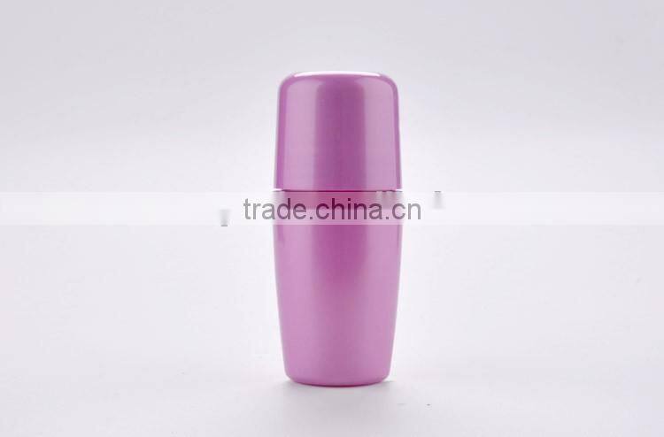 Hot sale Cosmetic Package Colorful 75ml Plastic perfume Roll On Bottle