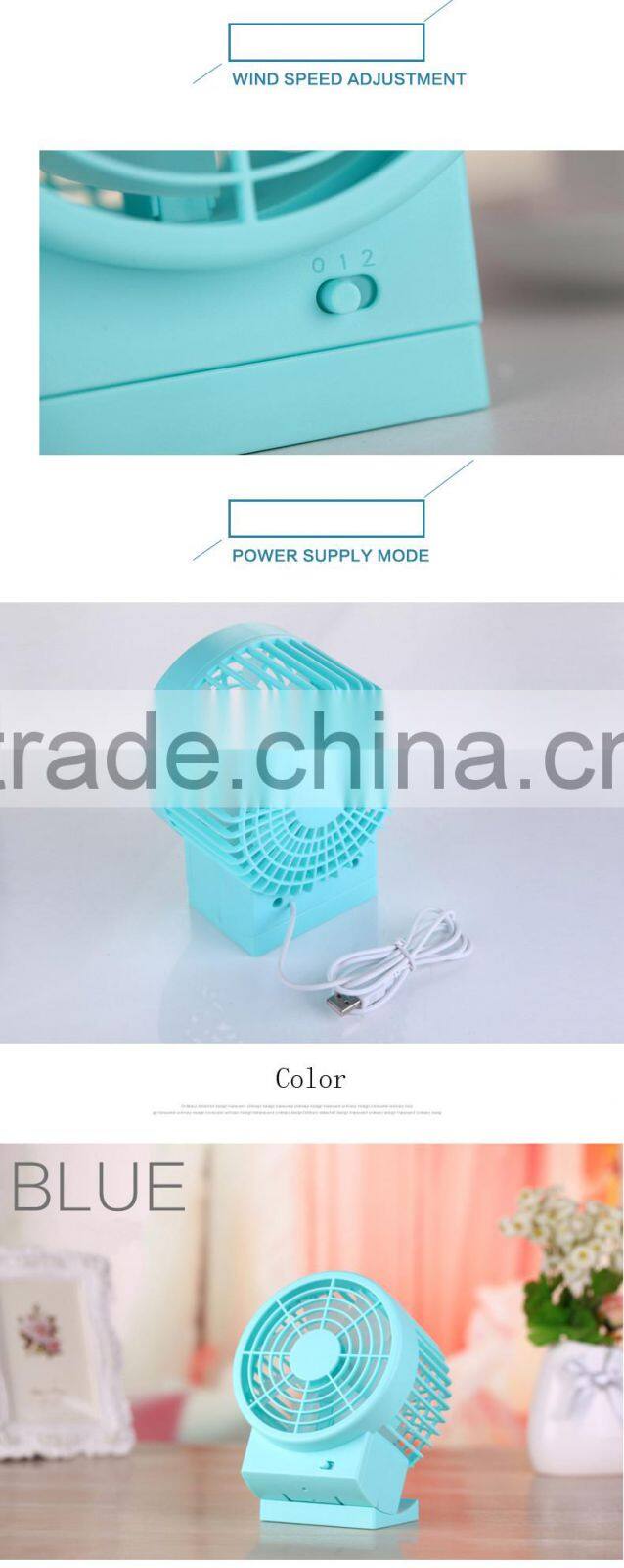 mini twin engine desktop portable usb fan - great for any desk or table