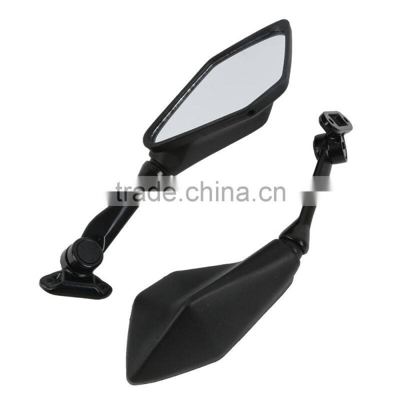 Black Rear View Side Mirrors Pair For Kawasaki Ninja 300R EX300 ABS 2013-2015 14