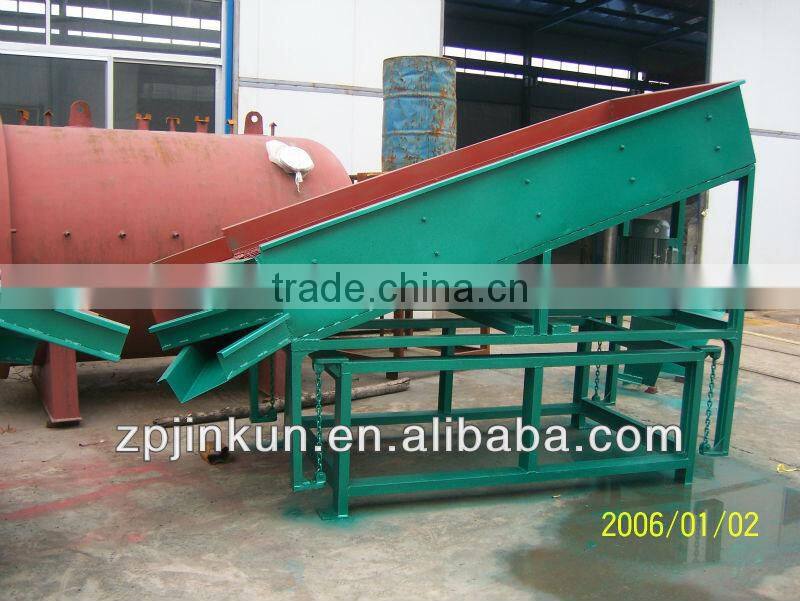 Wood chips vibrating screening machine from China