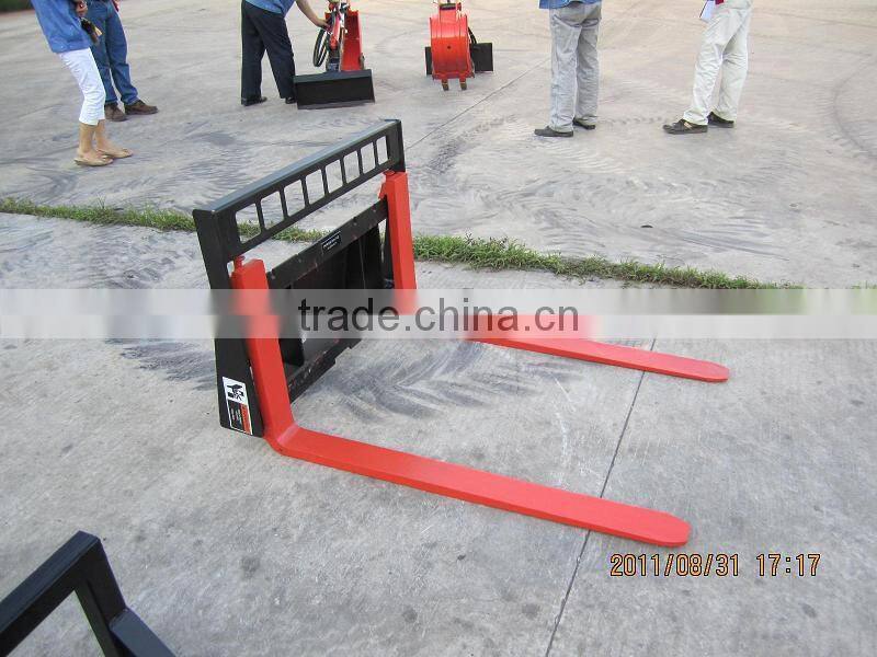 mini skid loader attachment pallet fork for sale