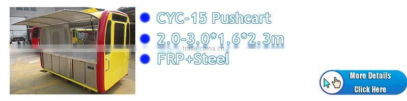 Caravan Trailer Fast Food Kiosk Used Vending Mobile Tricycle