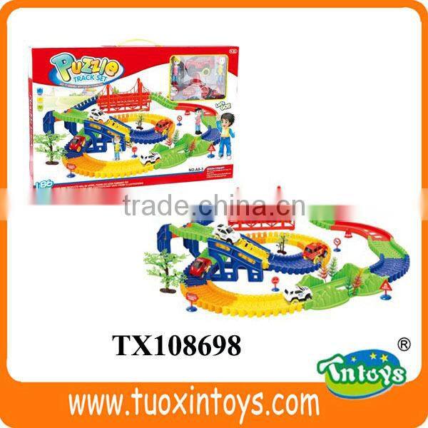 kids electric metal toy train set