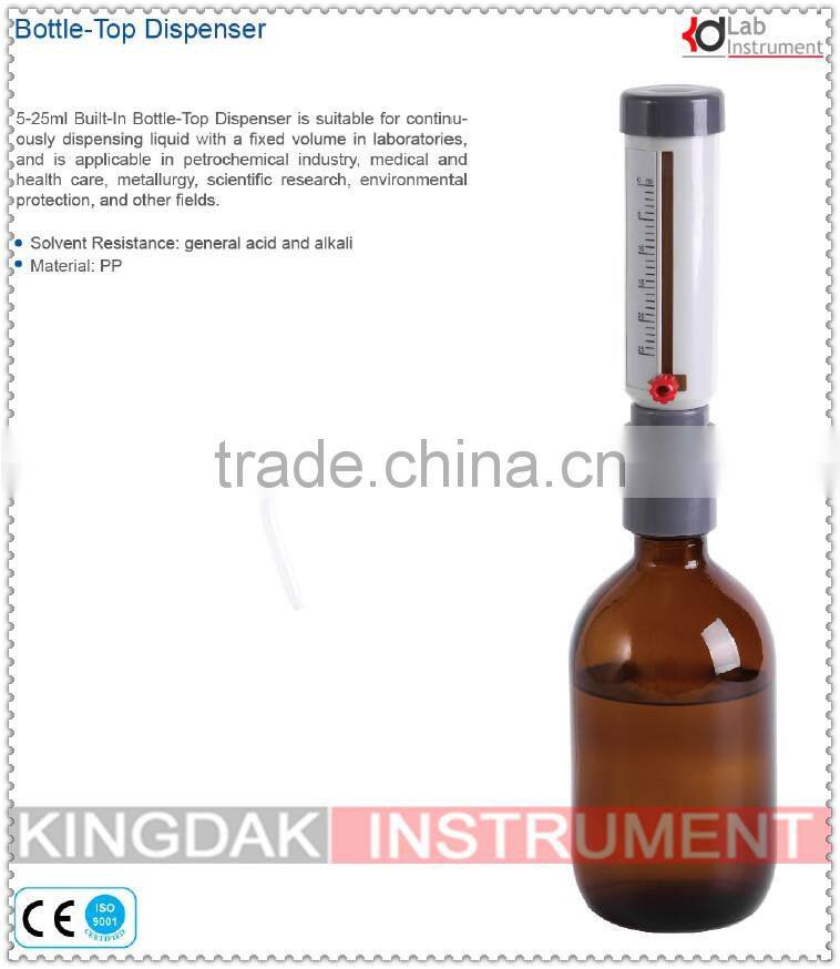 5-25ml Durable Laboratory Bottle Top Dispenser