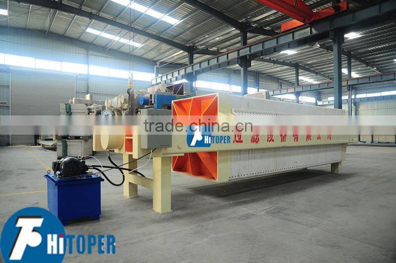 Automatic once opened filter press, press filter 4m2