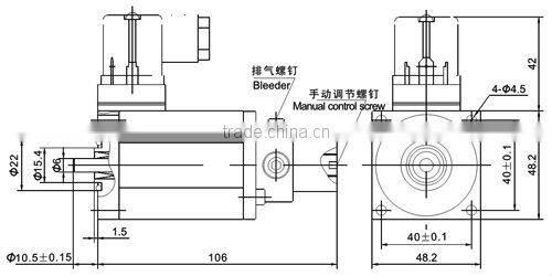 GV40-4-AT series hydraulic proportional solenoid valve