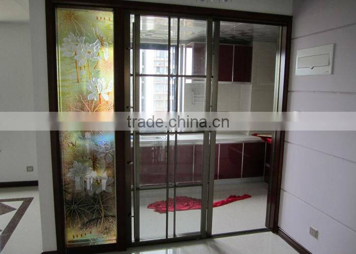 CE certificate size customized waterproof shower glass door