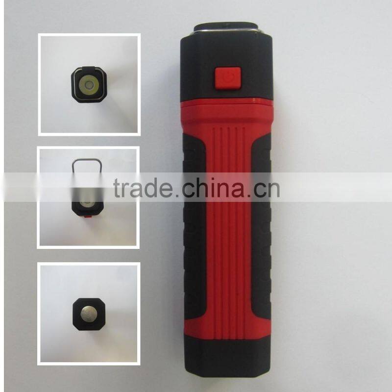 Scalable Slide Magnetic LED and COB Work Flash Light