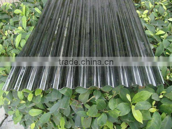Guangzhou high quality Extrusion PC corrugated sheet,polycarbonate corrugated sheet