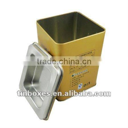 metal tea box
