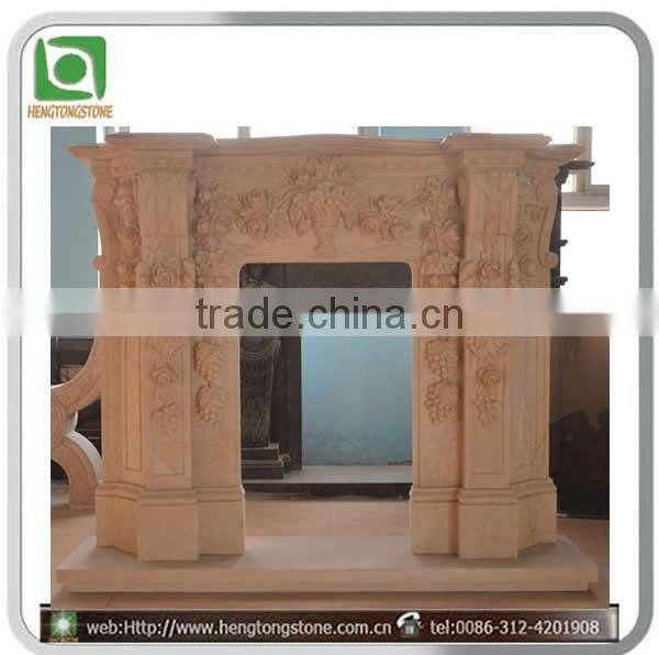 Indoor Decoration Bulding Stone Fireplace