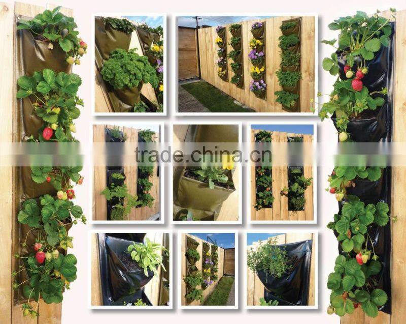 Fabric Outdoor Planters,Vertical Planter Bags,Canvas Grow Bags