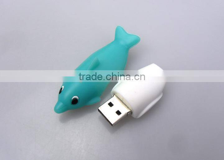 Environmental silicone cartoon USB shell pvc usb stick