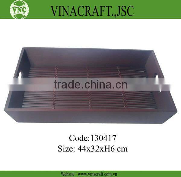 Bamboo serving tray wooden serving tray