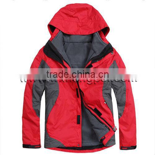 Waterproof & Wind-resistant Men's 3 in 1 Outdoor Jacket
