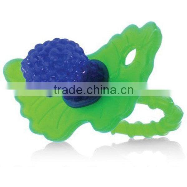 Customer Design Silicone Baby Nipple Teether / Fruit Shaped Silicone Baby Teether