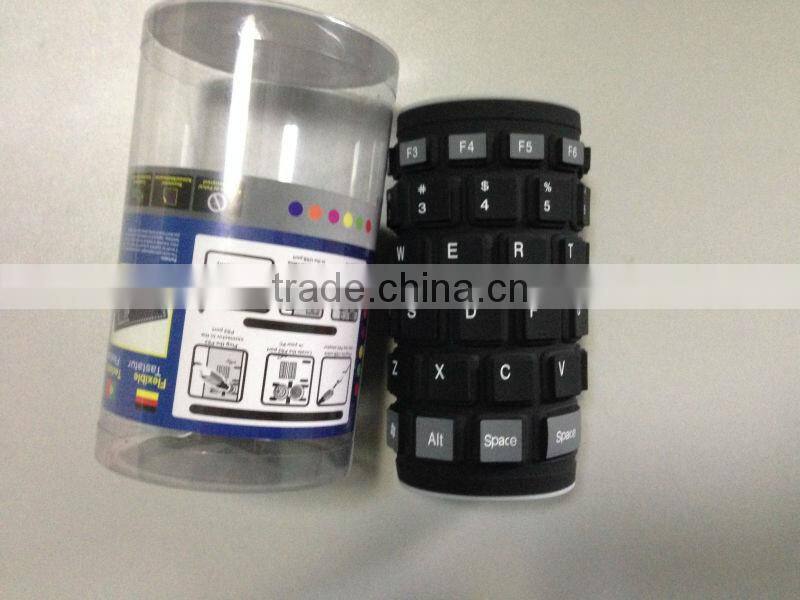2015 Top Sale New Flexible Silicon Keyboard with Excellent Touch Feeling