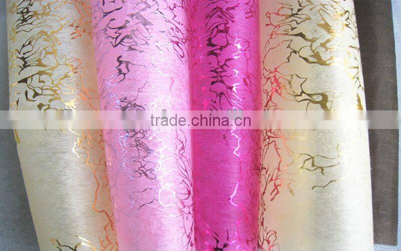petal pattern spunbond polyester nonwoven fabric for flower packaging and decoration
