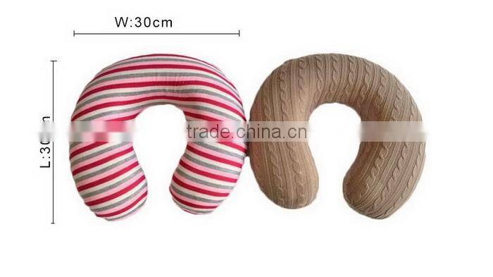 Stripe Designs Memory Foam Neck Pillow,Perfect U Pillow to Provide Comfort and Head Support