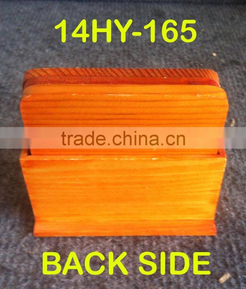 High quality factory supply wood coaster set wholesale