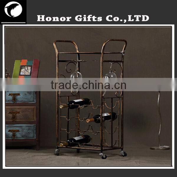 Wrought Iron Wine Racks Penguin Wine Holder