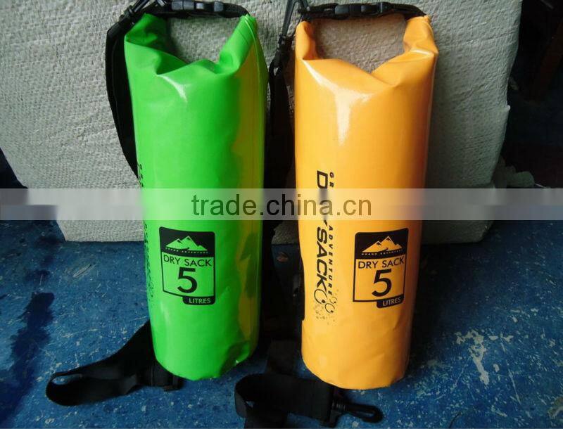 waterproof bag and dry sack in colors and sizes