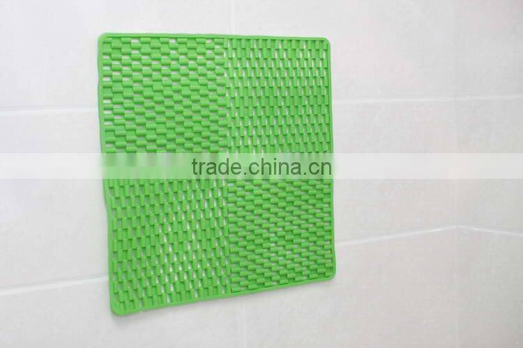 Low price washable best quality pvc butterfly bath mat