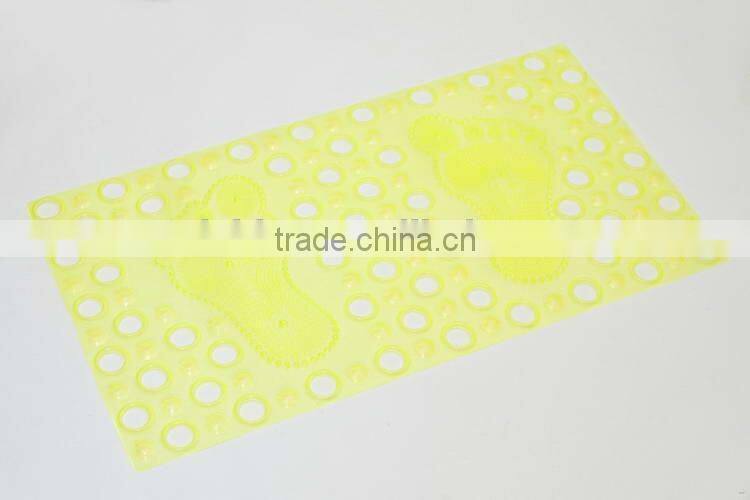 Manufacturer anti bacteria round anti slip pvc bath mat