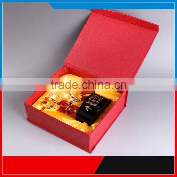 Jingyage personalized Chinese zodiac crystal Ox patient 3d model souvenir gifts