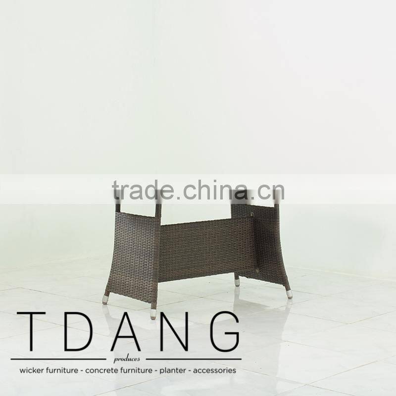 Salinas Console Wicker Table- Outdoor Rattan Console Table