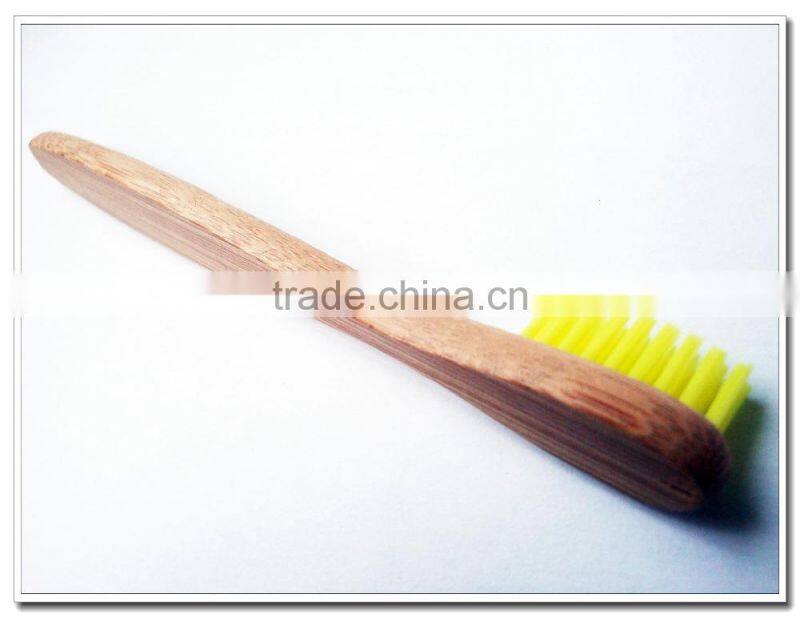 NEW STYLE oval soft bristle bamboo toothbrush for kids and adults