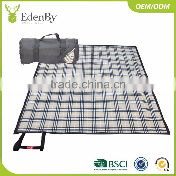 Quality and quantity assured custom pocket picnic blanket