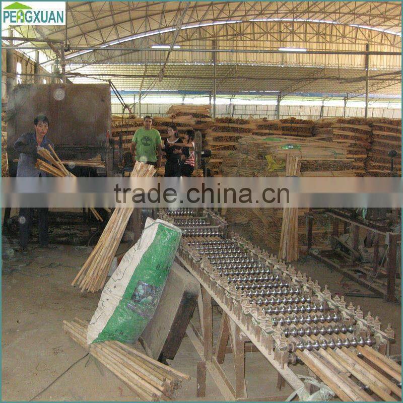 Varnished Wooden Rake Handle