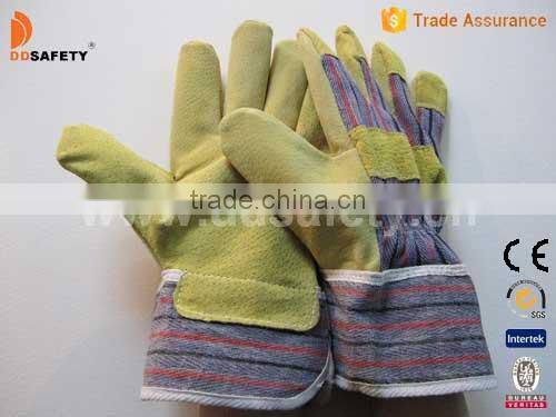 DDSAFETY Pig Leather Safety Gloves