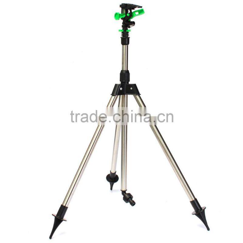 Telescopic Tripod Impulse Sprinkler Base Pulsating Watering Lawn Yard Garden New